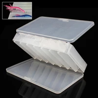 21 x 11 5 x 3 6cm double side 14 compartments multi function fishing tackle box for minnow shrimp bait metal spoon lure storage