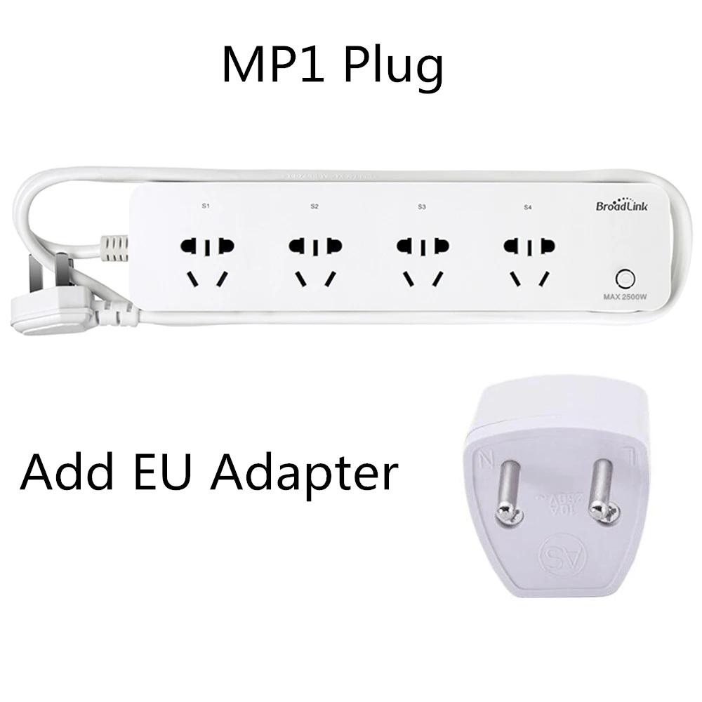 Broadlink силовая полоса MP1 WiFi умная розетка 4 гнезда AU UK US EU адаптер APP пульт дистанционного управления 250В 10А 2500 Вт 1,5 м дорожная силовая полоса