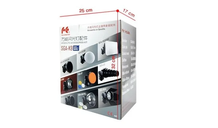 Кольцевая вспышка Speedlite аксессуары комплект SGA-K9 для Nikon SB 910 900 800 700 600 Canon 580EX II 430EX II 600EX-RT