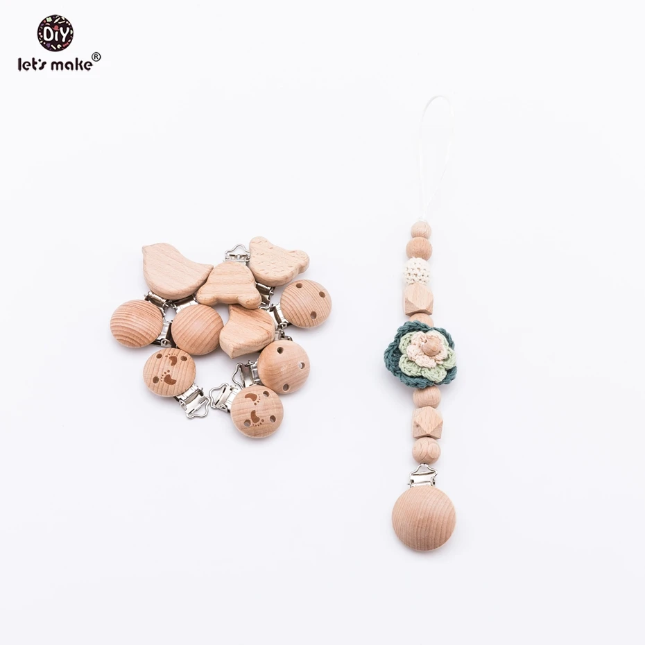 Детский Прорезыватель для зубов из натурального дерева 20 шт./лот | Мать и ребенок