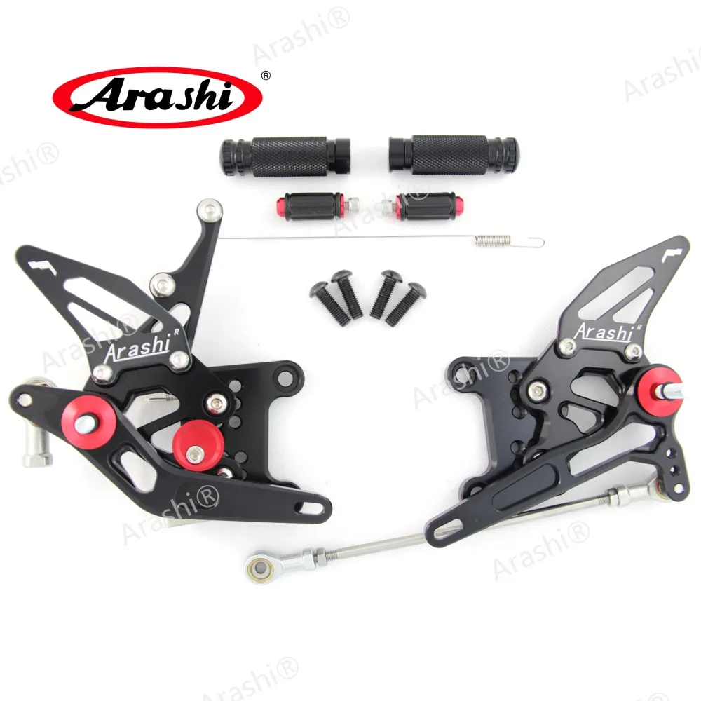 Араши для TRIUMPH Speed Triple 1050 2005 2010 CNC Регулируемые подножки Rider Rearset Rest 2006 2007 2008