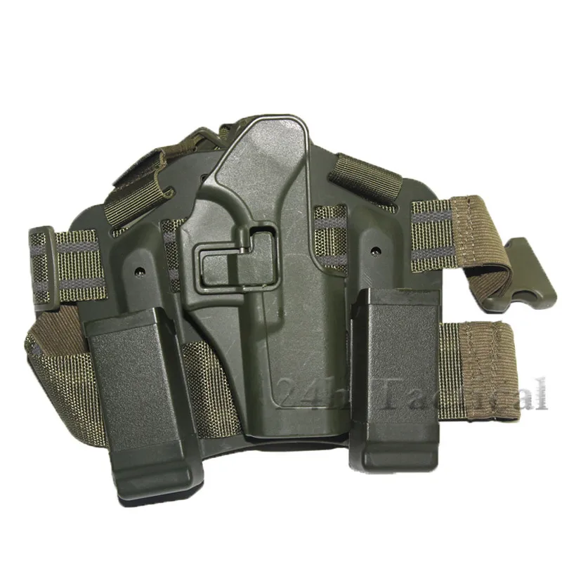 CQC Glock ножная кобура для пистолета 17 19 22 23 Тактический Открытый CS Игры Пистолет