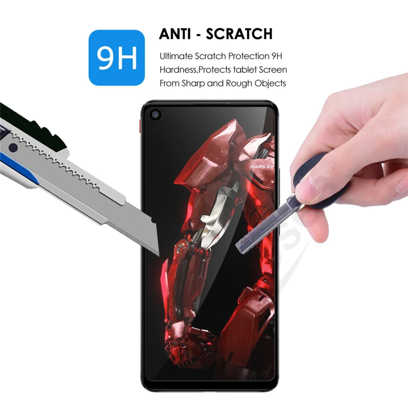 Qosea For Huawei Nova 4 Screen Protector 9H Full Film Cover 3 4D Curved Surface Edge Protective Tempered Glass | Мобильные телефоны