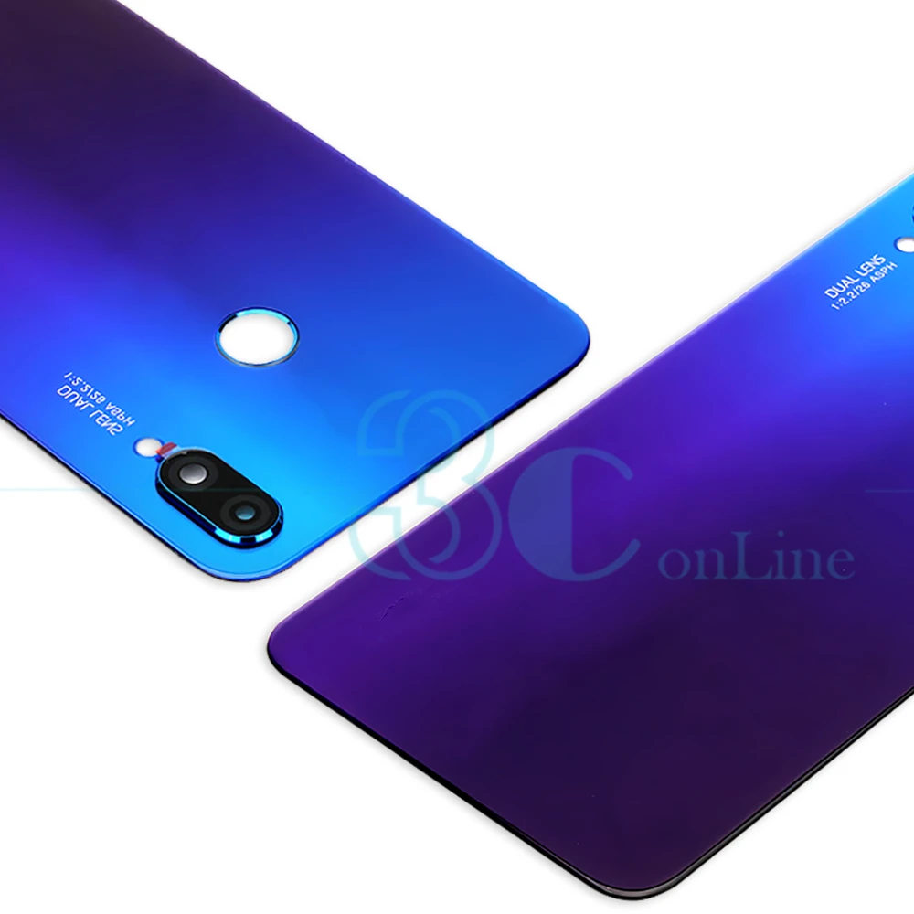 Оригинальный чехол для Huawei P Smart Plus задняя крышка аккумулятора стеклянный корпус