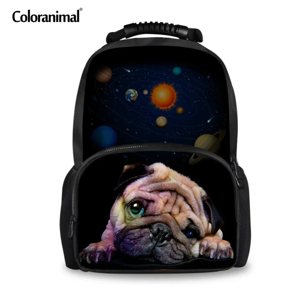 

Детский школьный ранец Coloranimal, милый фетровый рюкзак с рисунком животных, кошек, собак, для девочек-подростков