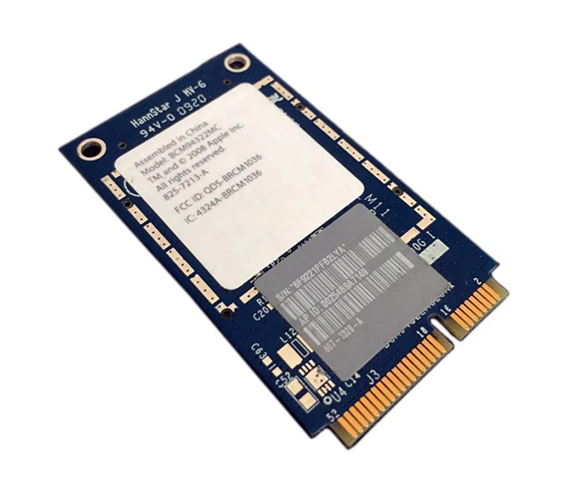 Networ  BCM94322MC 4322   802, 11 a/b/g/n 300 / -N Wi-Fi PCI-E    Wlan  MAC OS