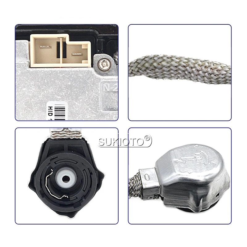 SUKIOTO HID Xenon комплект фар 55W xenon d2s 5500K D4S D2R D4R балласт xenon конверсионный комплект d2s Super Vision+ 60% hid налобный фонарь