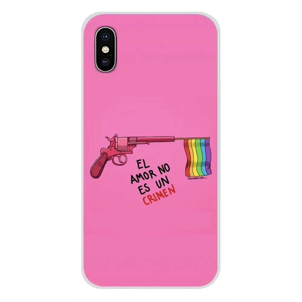 Love is love аксессуары ЛГБТ чехлы для телефонов Чехлы Huawei P Smart Mate Honor 7A 7C 8C 8X 9 P10 P20 Lite Pro