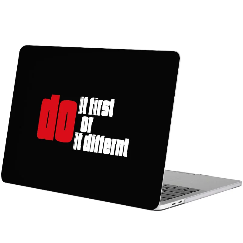Design K Вдохновляющая Цитата наклейка для ноутбука для Macbook deckle Pro Air retina 1" 12" 1" 15" Mac Surface Book защитная пленка на весь экран - Цвет: Design K