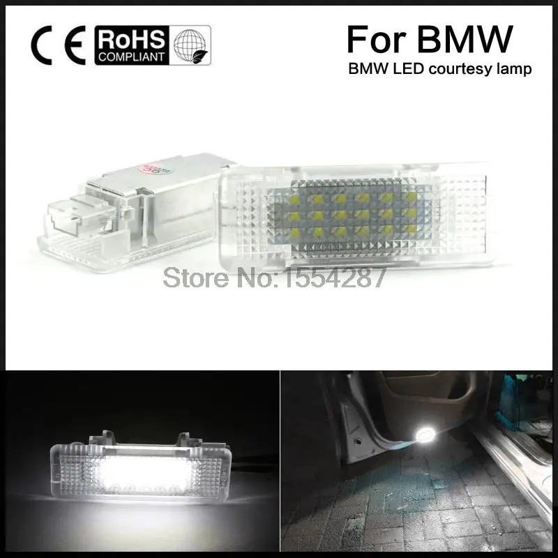 2 шт. прямой покрой светодиодный любезно дверные фонари для BMW e39 e53 X5 E52 Z8|Фара авто