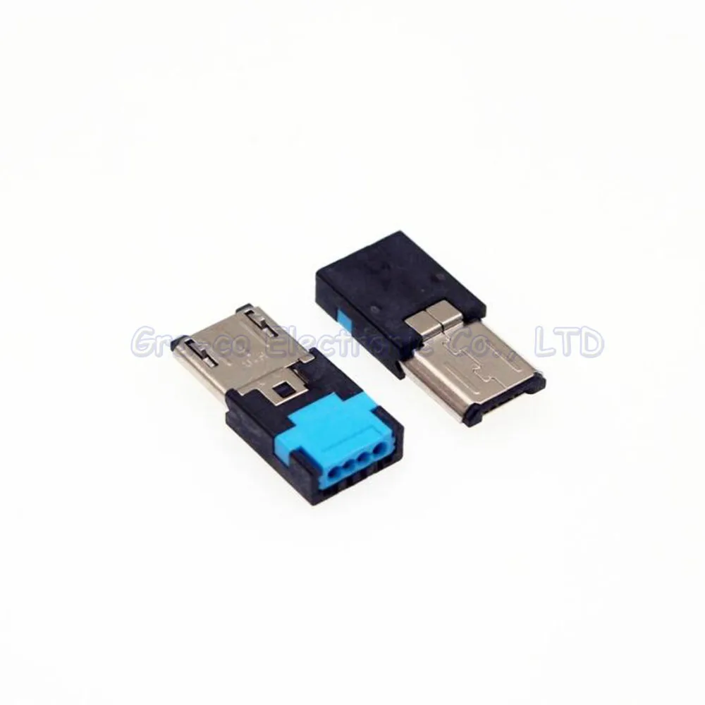10 шт. Для samsung MICRO USB штекер Mike 5P usb разъем для зарядки без сварки пайки ТИП
