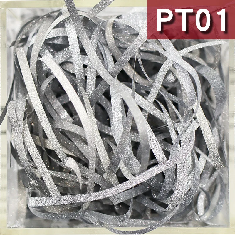 PT1 Lafite Raffia обертывание пинг для подарочной коробки обертывание морщинистый наполнитель измельченные обрезки крафт бумага упаковочный материал День рождения украшение - Цвет: PT1
