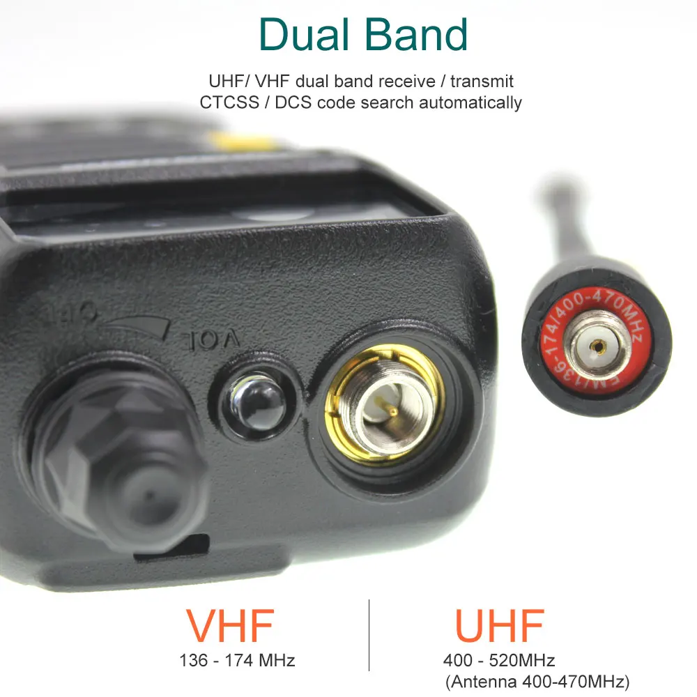 Рация QUANSHENG vhf uhf 5 Вт FM передатчик двухсторонняя радиостанция|Рации| |