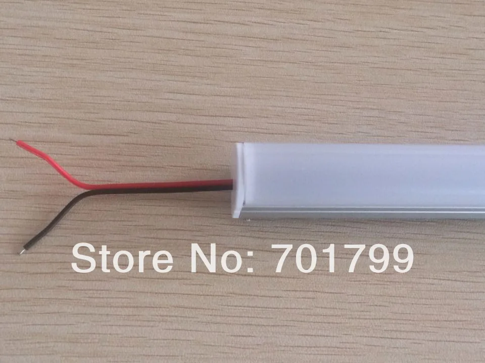 1 м длинный 5630 led жесткий бар свет U тип с milky PC крышка DC12V вход 60 светодиодов на метр