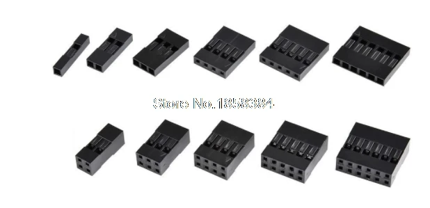 125 шт. набор Dupont с коробкой 1P/2P/3P/4P/5P/6P/2*2/2*3/2*4/ 2*5 контактный корпус пластиковая