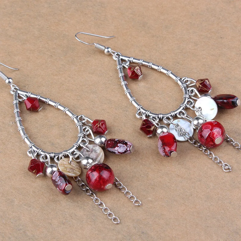 2019 Limited States Earrings Long National Wind Restoring Ancient Ways Eardrop Female Hot Style Jewelry Earring Speed Sell Tong | Украшения