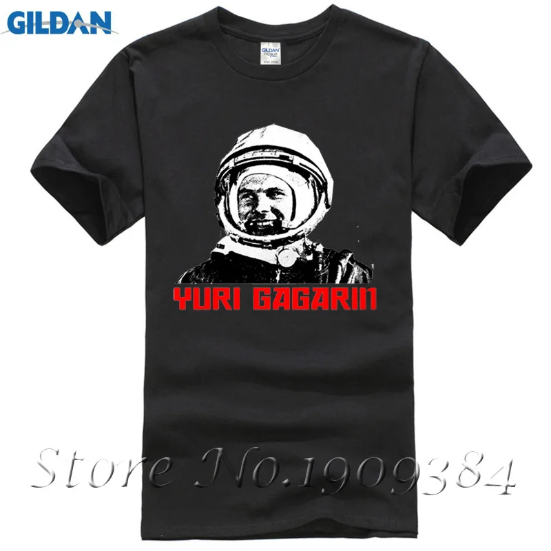 Юрий Гагарин русский Новая мода человек футболка хлопок O Средства ухода за кожей