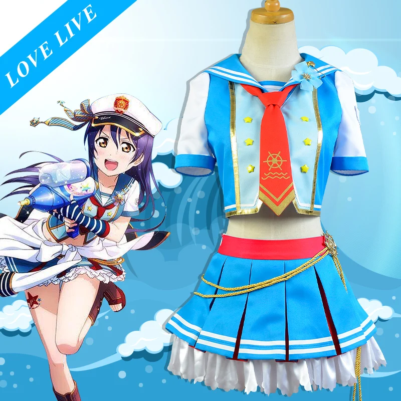LoveLive! Обувь в стиле аниме Живая Любовь Nico Yazawa темно синие костюмы для девочек