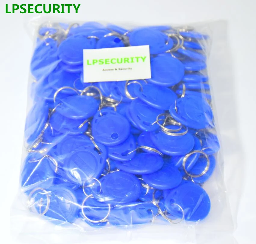 LPSECURITY 100 штук 125 кГц брелоки RFID идентификационные карты маркеры для контроля