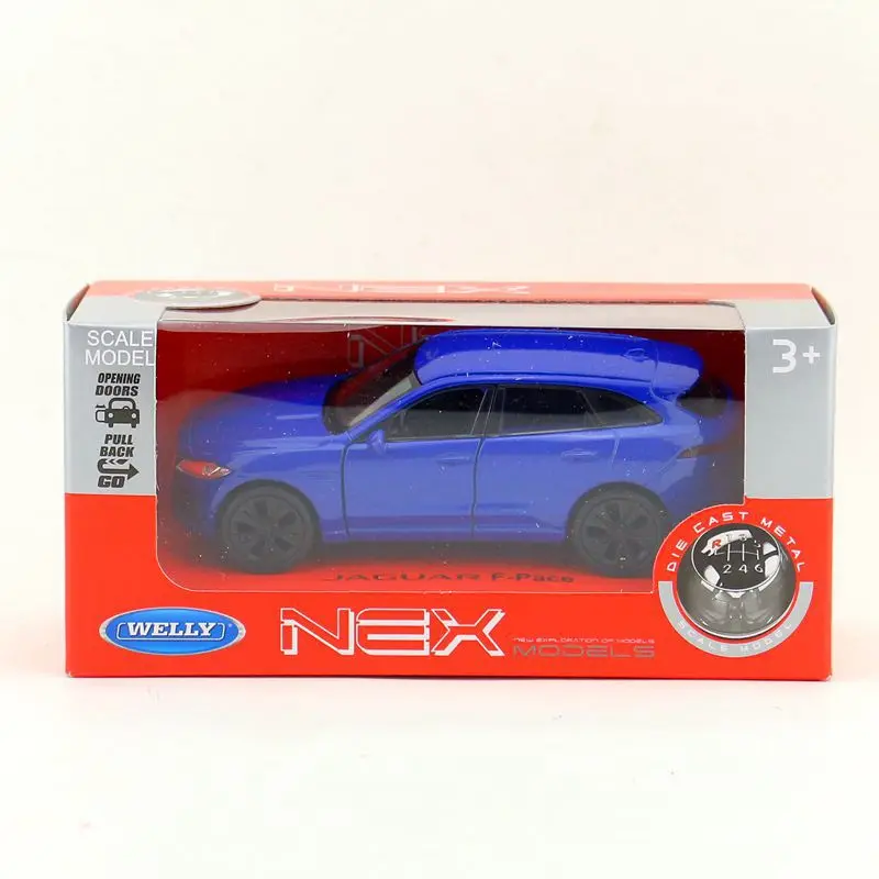WELLY игрушка/модель литая автомобиля/Масштаб 1:36/внедорожник Jaguar F-Pace Sport/автомобиль