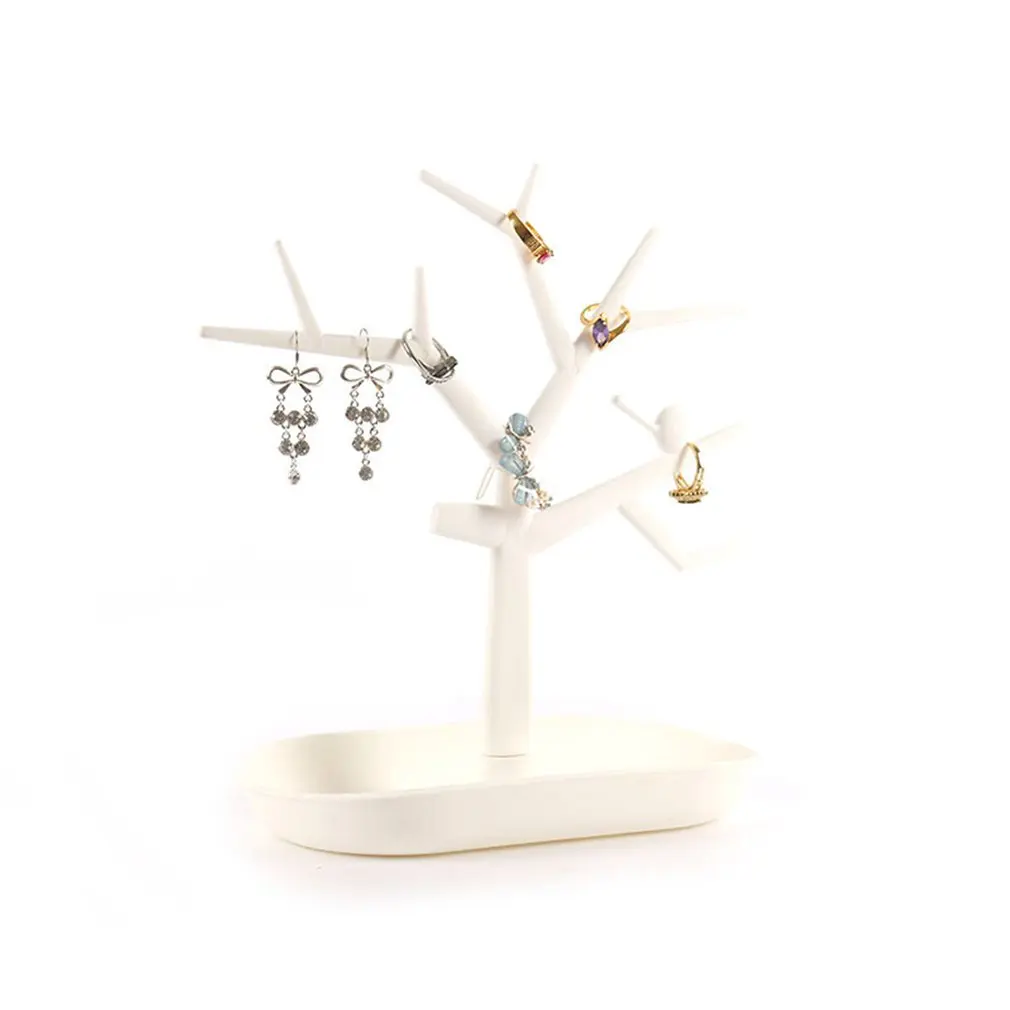 Jwelry Органайзер ожерелье серьги подставка в виде дерева дисплей вешалка для