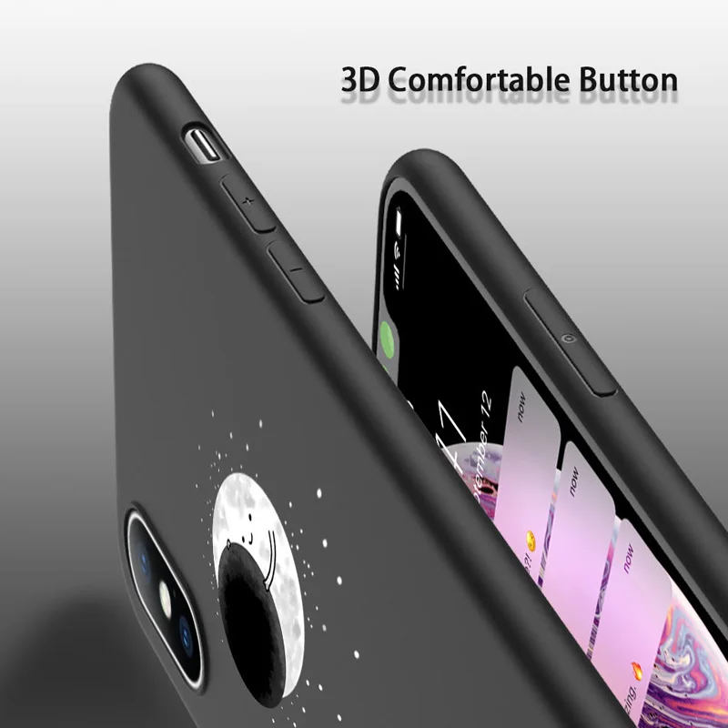 Чехол USLION с объемным мультяшным рисунком для iPhone 7 Plus X XS Max XR мягкий силиконовый
