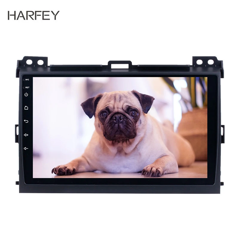 Автомагнитола Harfey с GPS 10 1 дюйма медиаплеер Android 8 Navi Bluetooth HD сенсорным экраном Wi Fi DVR