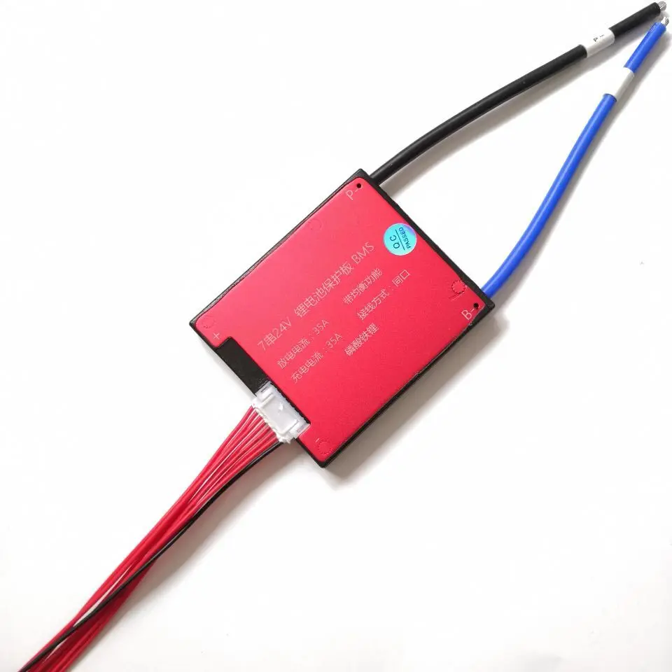 1 шт./лот 7 S 24 В 16A 25A 35A 45A 60A BMS Батарея защиты плате LiFepo4 PCB PCM с баланса|Аксессуары для