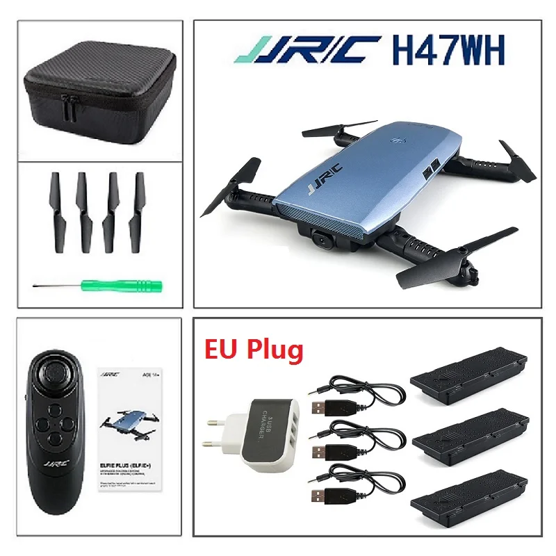 JJRC H47 H47WH Красота режим 720P Камера WI FI FPV складной Дрон G Сенсор 6 оси удержания