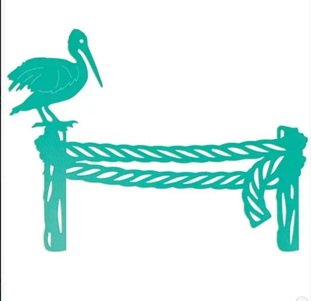 Cormorant Sit Stump Border Set 117*85 мм металлические режущие штампы Новинка 2019 Скрапбукинг