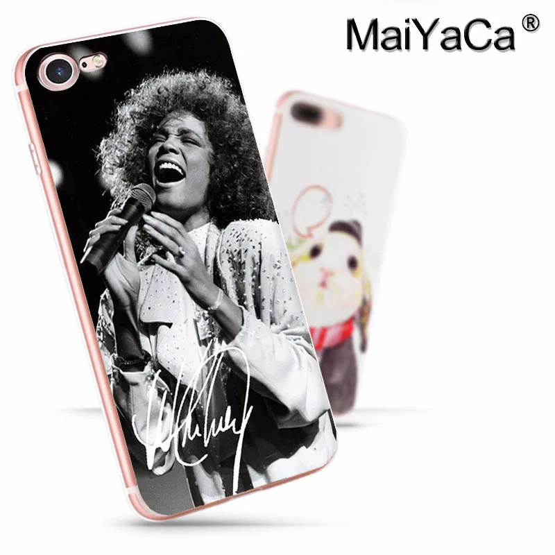 MaiYaCa сексуальный певец Whitney Houston роскошный модный чехол для телефона Apple iphone 11 pro 8 7 66S Plus X 5s SE XR XS максимальный чехол