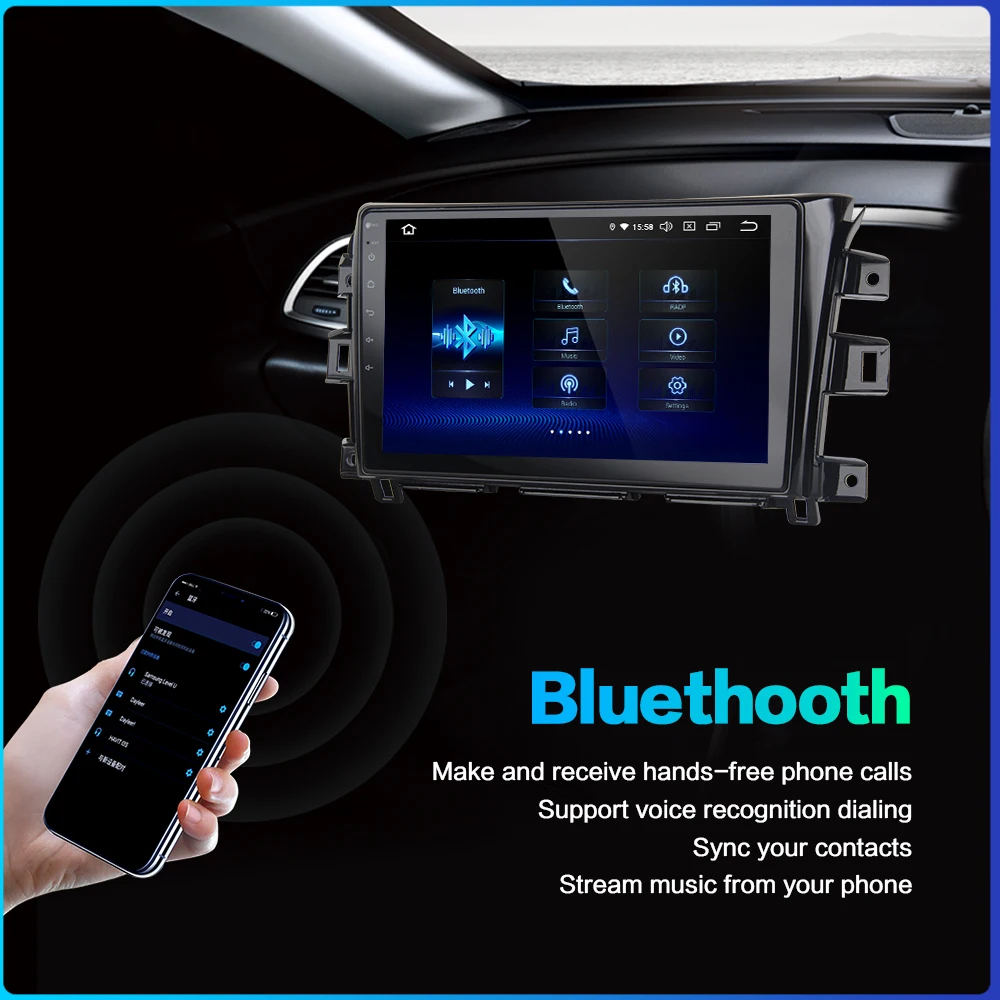 Dasaita 10," ips мульти сенсорный экран автомобильный мультимедийный Android 9,0 для Nissan Navara радио gps 1024*600 навигатор