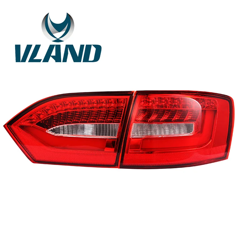 

Vland заводские автомобильные аксессуары задний фонарь для VW Jetta хвост светильник 2012-2015 для Sagitar светодиодный фонарь светильник с DRL