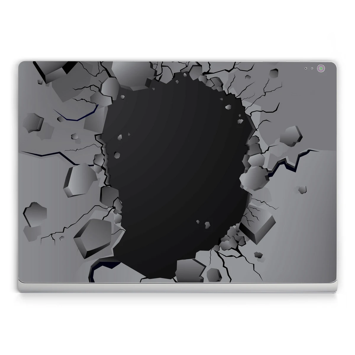 Виниловые наклейки для ноутбука microsoft Surface Book, 13,5 дюймов, 3D Стиль отверстий, ретро Декаль, для поверхности книги 13, наклейка для ноутбука