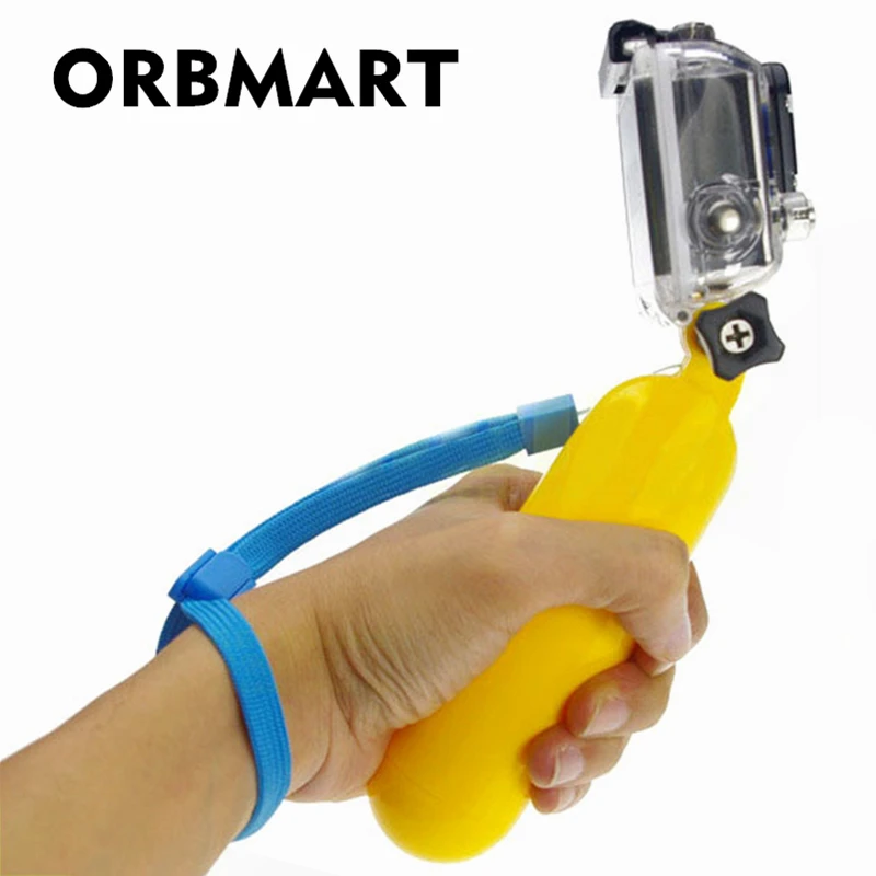 

ORBMART Bobber Floating Handheld Monopod Mount Hand Grip Selfie Stick For Gopro HERO 9 10 11 4 3 SJ4000 Xiaomi Yi Action Cameras