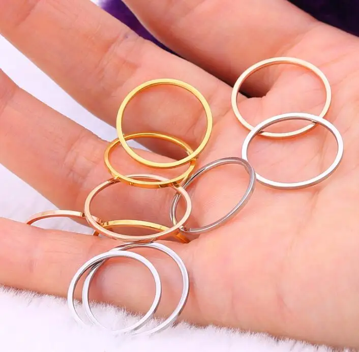 1 шт. кольцо из нержавеющей стали ширина мм|ring rose gold|finger ringstainless steel ring |
