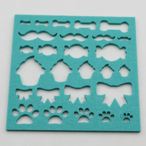 Sky Blue DIY шерстяная войлочная форма, Woolcraft, формы для валяния, трафарет, аппликация, форма ручной работы, набор аксессуаров для шитья, узор для валяния, стартер - Цвет: Sky Blue