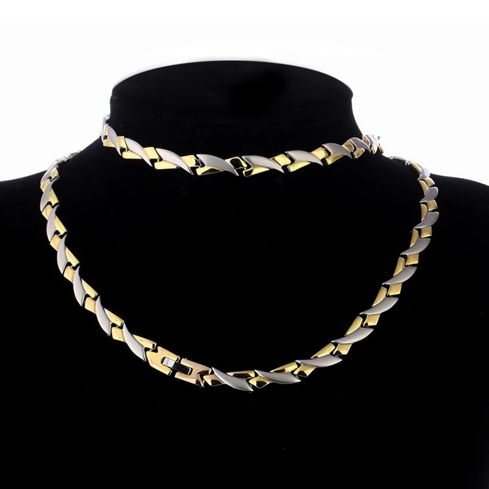 Комплект из колье и браслета нержавеющей стали|necklace bracelet|necklace setwholesale set |