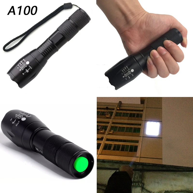 Z20v5 CREE XML T6 5000лм портативный зум регулируемый масштабируемый светодиодный мини-вспышка светильник фонарь свет для защиты для перезаряжаемых 18650 или AAA