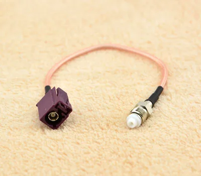 1 шт. GSM антенный удлинитель Fakra D Female to Fme Jack Plug Соединительный пигтейльный кабель