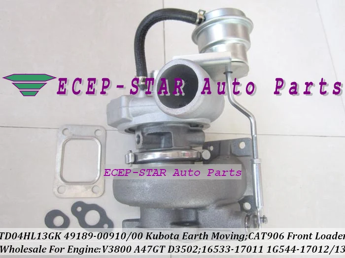 Бесплатная доставка TD04HL 49189 00910 1G544 17012 17013 00900 Turbo для Caterpillar For CAT 906 фронтальный
