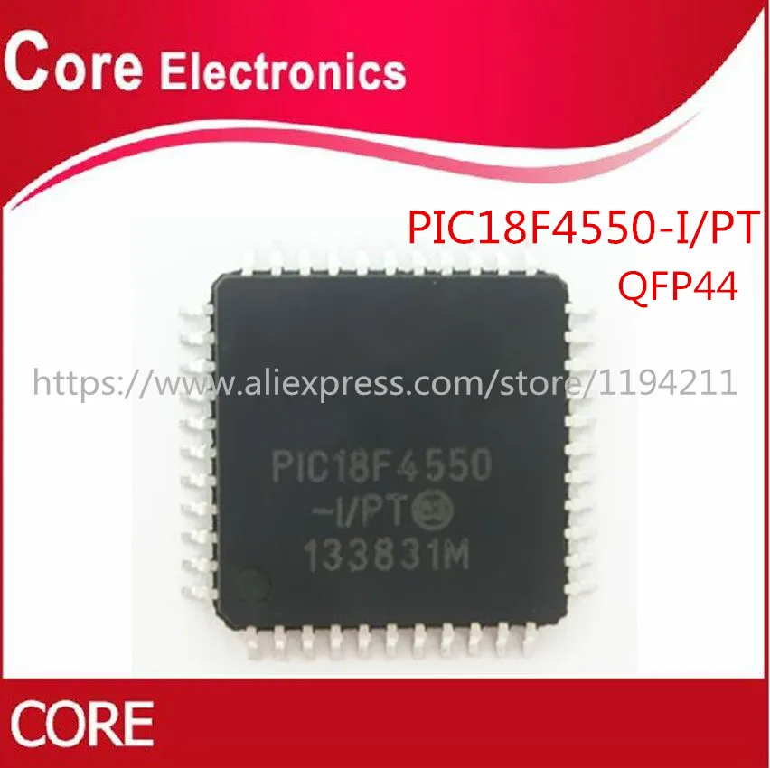 5 шт./лот PIC18F4550 I/герметизирующая ptfe лента для 18F4550 TQFP 44 Новый|Интегральные схемы| |