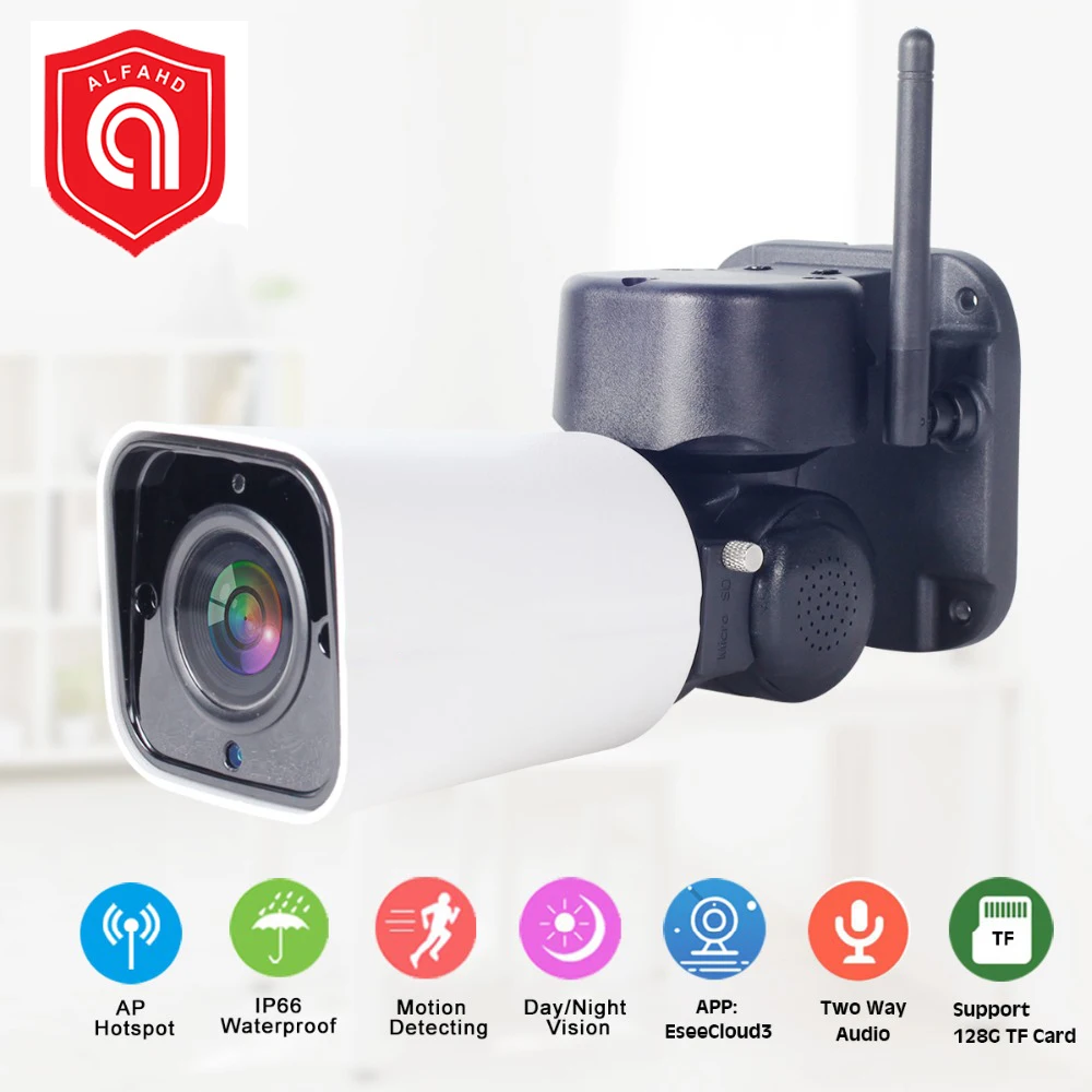 Домашняя камера безопасности наружная WiFi камера наружная 1080P PTZ ip-камера ночного видения ip-камера WiFi слот для sd-карты