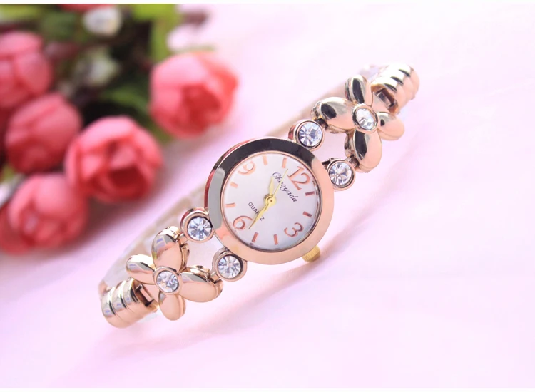 Часы женские кварцевые с квадратным циферблатом из нержавеющей стали | Наручные