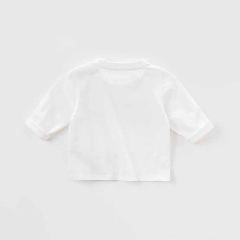 DBA7784 dave bella autumn baby boys clothes children printing T shirts high quality tee kids fashion tops | Детская одежда и обувь