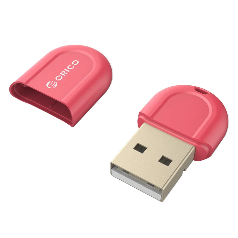 Red ORICO BTA-408 Bluetooth адаптер мини USB Bluetooth 4,0 адаптер для Windows XP/Vista/7/8/8,1/10/IOS - Цвет: Red
