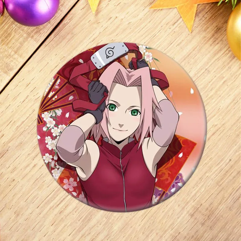 Костюм Наруто значок Косплэй аниме Гаара Uchiha SASUKE uzumaki костюм Наруто Брошь пластиковый держатель