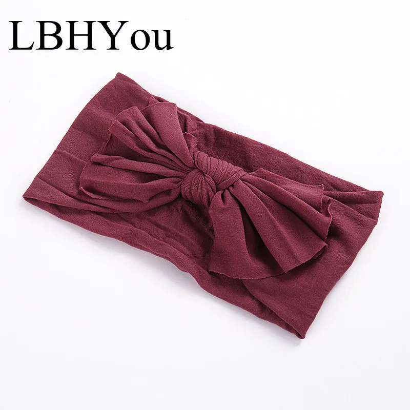 1 шт. бант из нейлона повязка на голову для новорожденных девочек эластичный