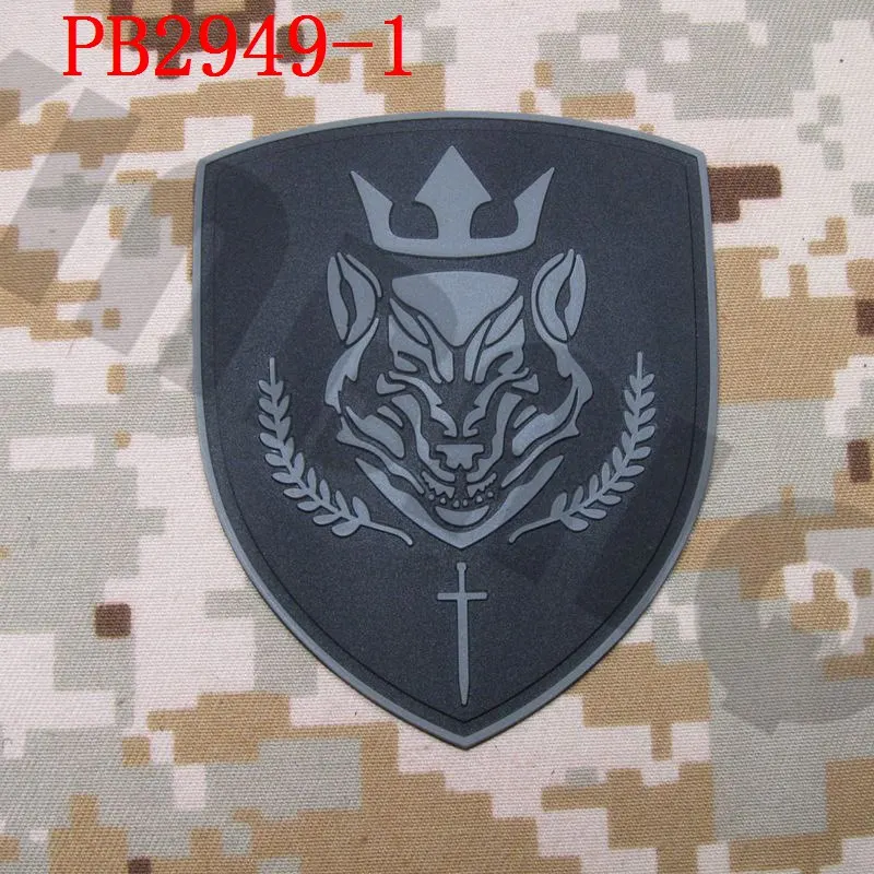 PB2949 Gray 3D ПВХ патч медаль почета WARFIGHTER Россия спецназ АЛЬФА группа Резиновый патч - Цвет: PB2949 Gray
