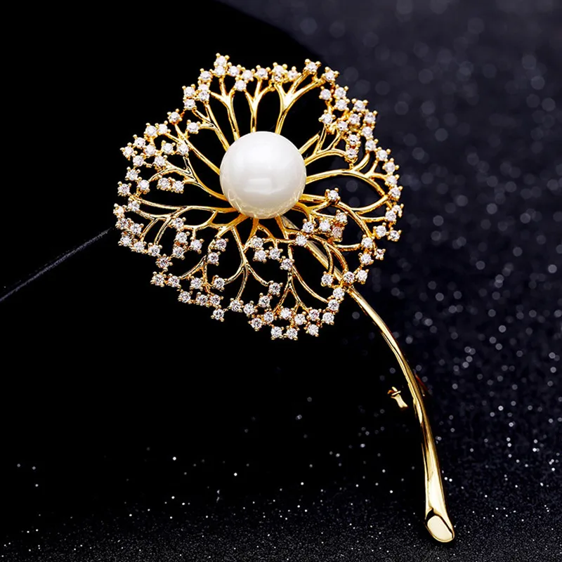 FXLRY Новое поступление модные идеи для женщин Белый ZC AAA кубический циркон жемчуг